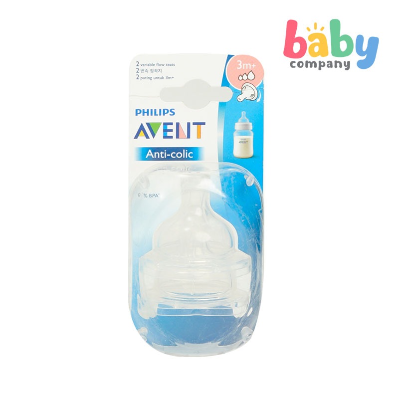 Philips Avent 2-Piece Classic Variable Flow Teat