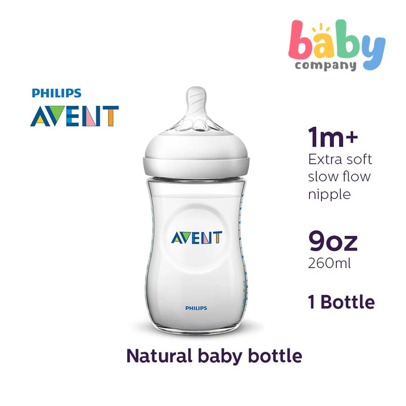 Philips Avent Natural Bottle 9oz Single Feeding Bottle