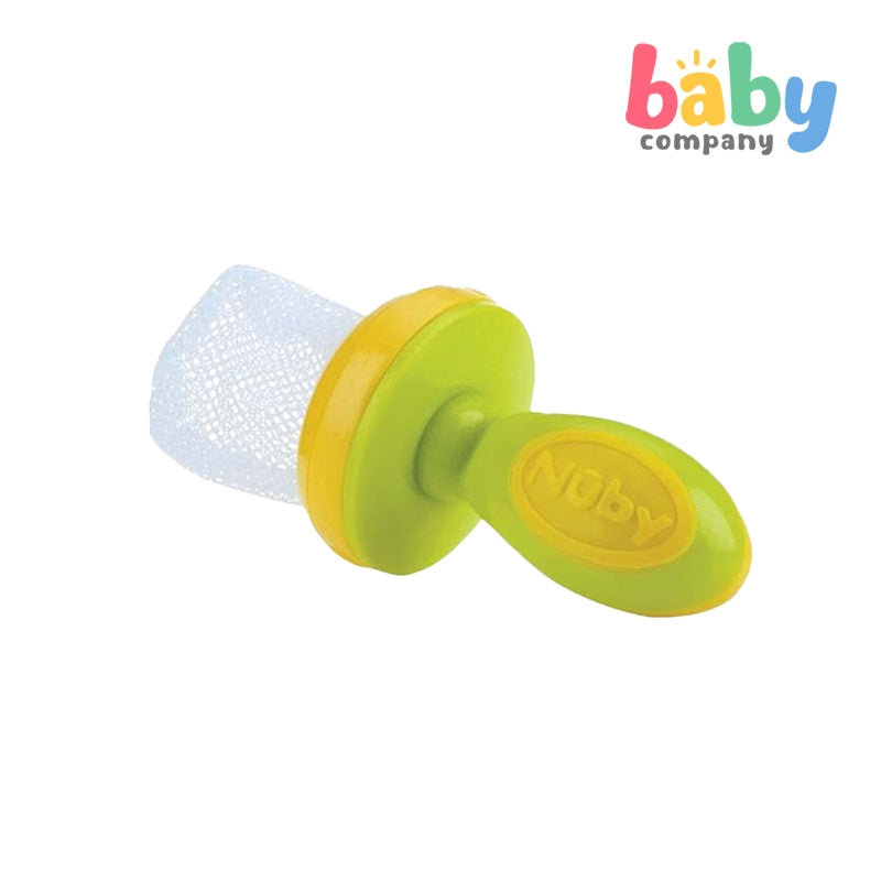 Nuby 6m+ Garden Fresh Nibbler Mesh Feeder with Hygienic Cover (Random Color)