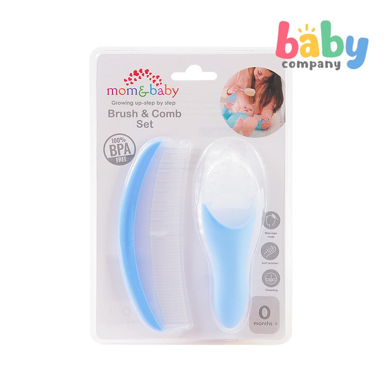 Mom & Baby Brush and Comb Set - Blue