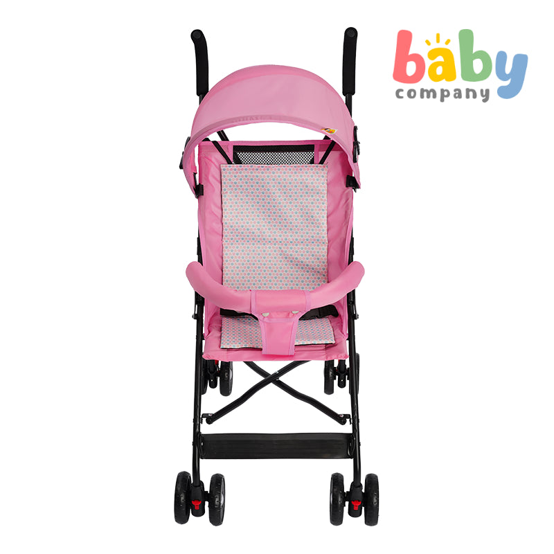 Baby Company Umbrella Stroller Pink Polka