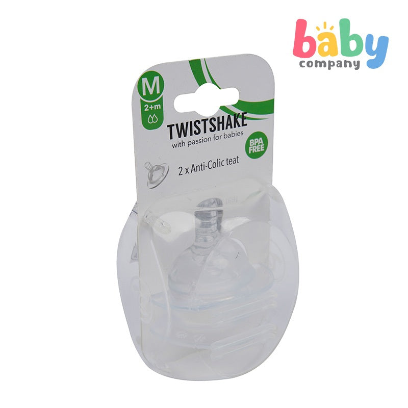 Twistshake Nipple Anti-Colic Teat Medium 2+m