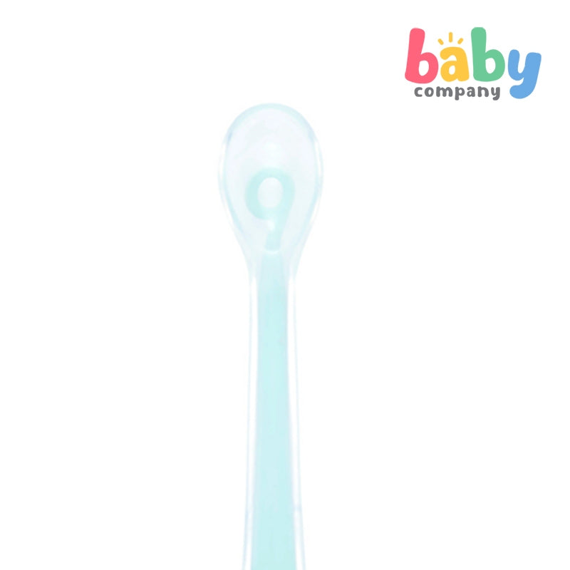 Babymoov 1st Age Silicone Spoon - Azure