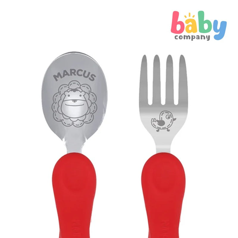 Marcus & Marcus Easy Grip Fork & Spoon Set