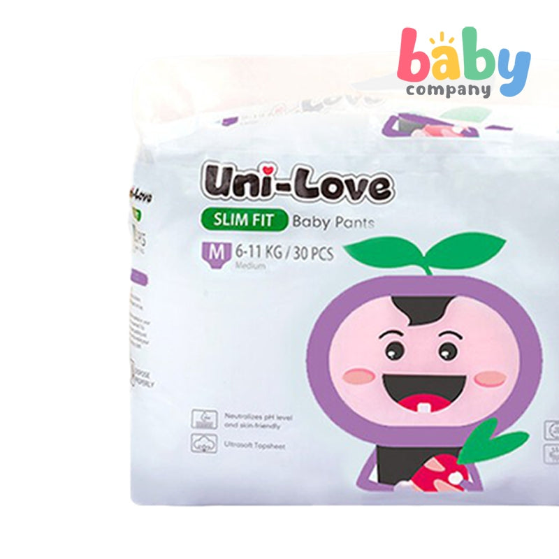 UniLove Slim Fit Baby Pants 30s - Medium Pack of 1