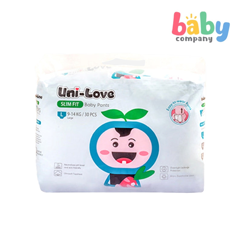 UniLove Slim Fit Baby Pants 30's (Large) Pack of 1