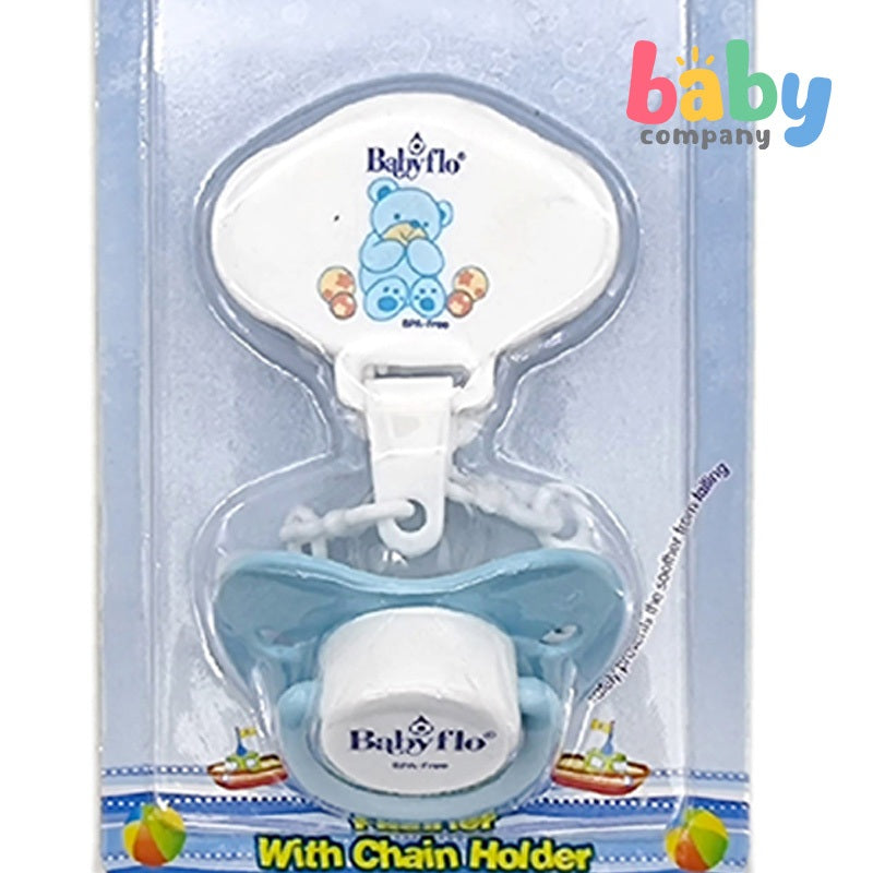 Babyflo Pacifier with Chain Holder