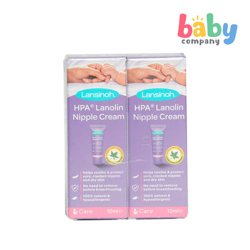 Lansinoh HPA Lanolin Nipple Cream - Pack of 2 (Available in 10 ml and 40 ml tubes)