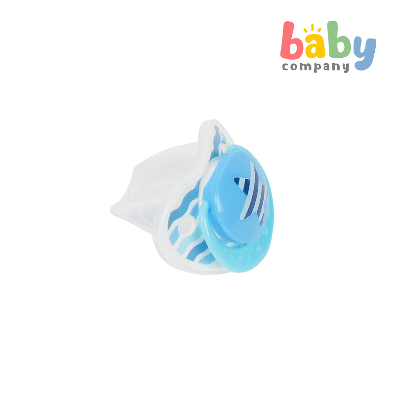 Mom & Baby Silicone Pacifier - Blue Star