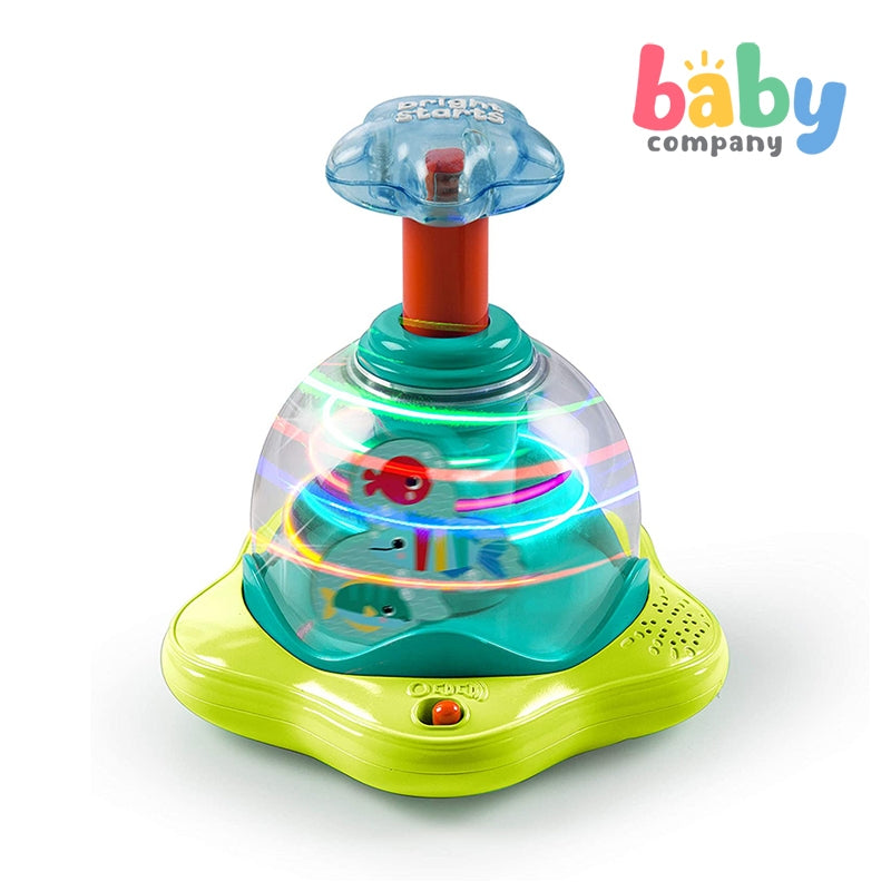 Bright Starts Press & Glow Spinner Toy