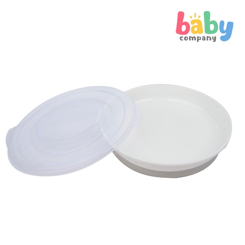 Twistshake Plate 6+m - White