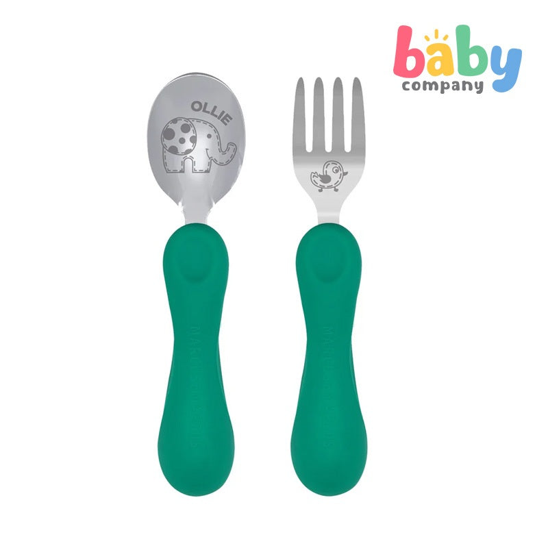 Marcus & Marcus Easy Grip Fork & Spoon Set