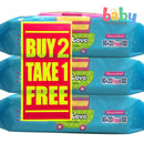 (Buy 2 Take 1) Unilove Unscented Wipes - 100 Sheets
