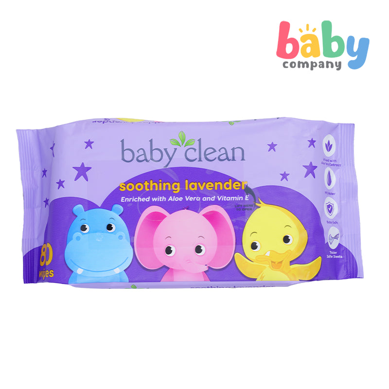 Buy 1 Take 1 Baby Clean Lavender Scented Wipes - 80 Sheets