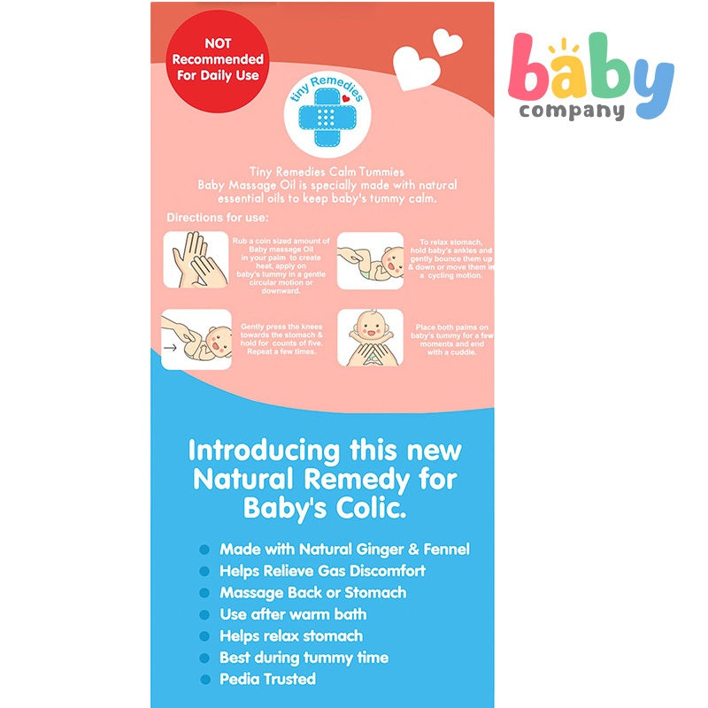 Tiny Buds Calm Tummies Baby Massage Oil 50ml