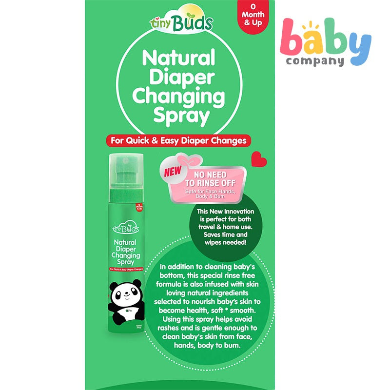 Tiny Buds Natural Diaper Changing Spray 120ml