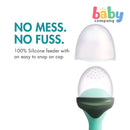Boon Pulp Silicone Feeder - Mint & Dark Green
