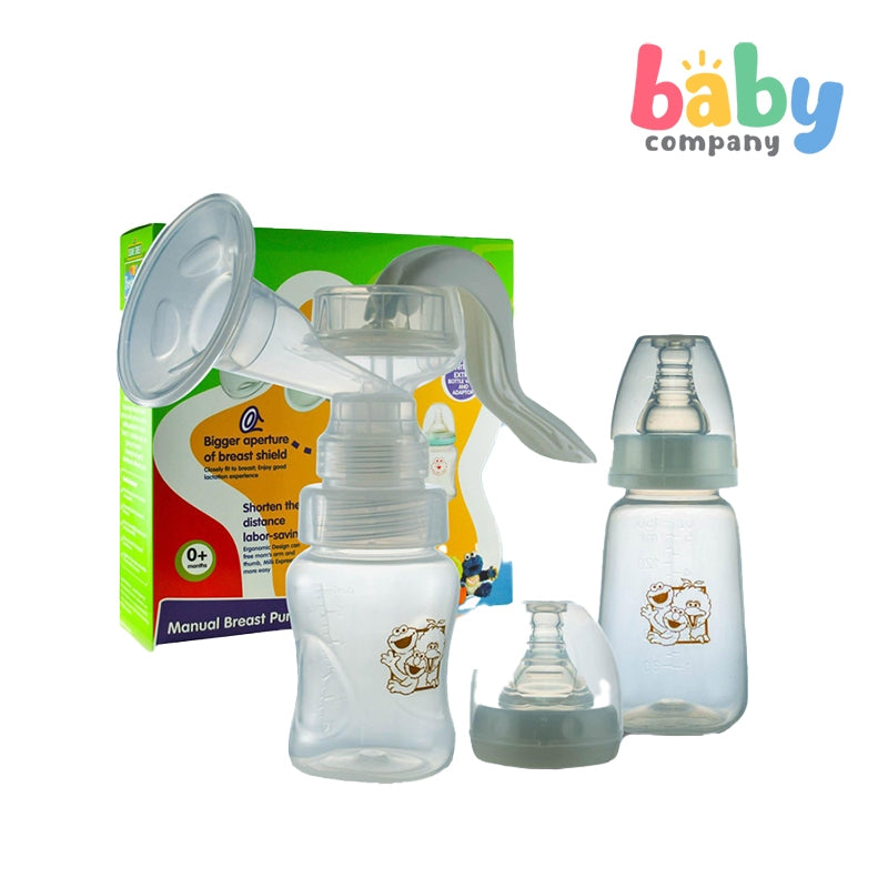 Sesame Beginnings Manual Breast Pump Set