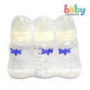 Nurture Babyjoy 3-Pack Classic Clear Bottle 4oz