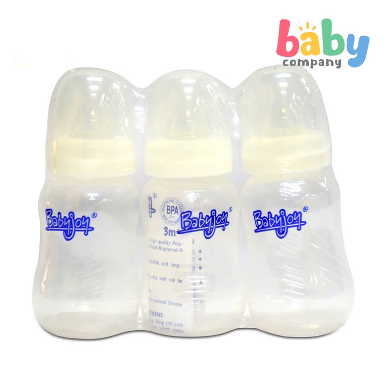 Nurture Babyjoy Classic Clear Bottle 3-pack 4oz