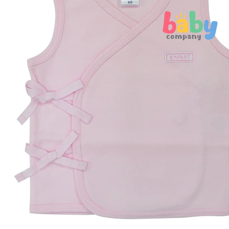 Enfant Sleeveless Tie-Side Shirt, Pink