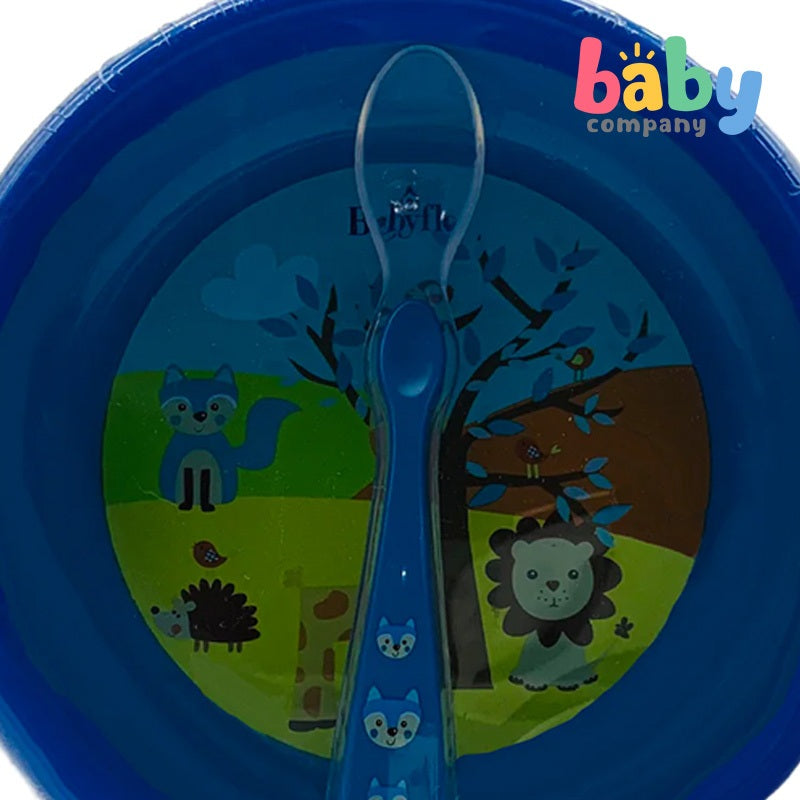 Babyflo Plate with Silicone Spoon