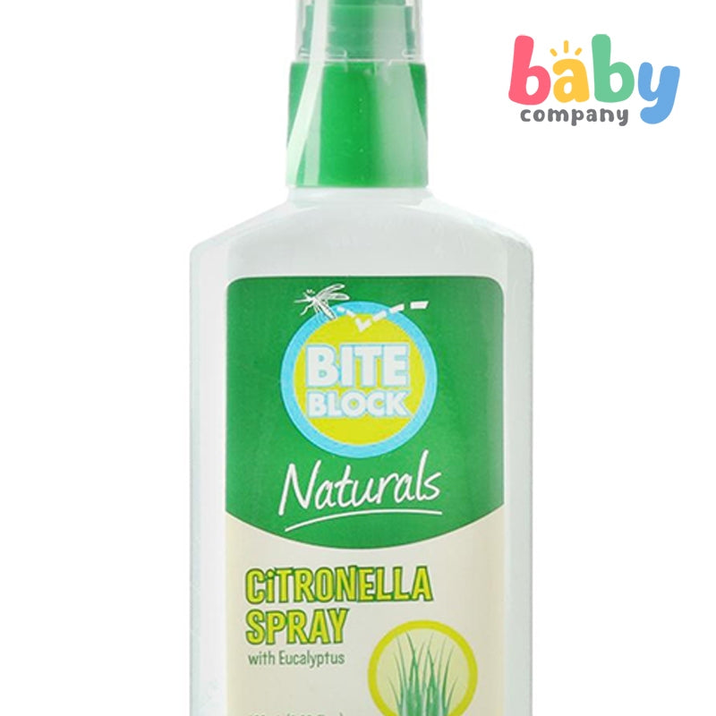 Bite Block Naturals Insect Repellent Citronella Spray 100ml