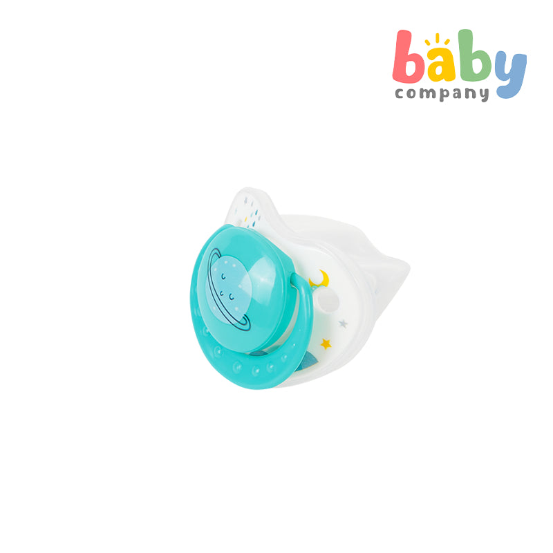 Mom & Baby Silicone Pacifier - Green Moon