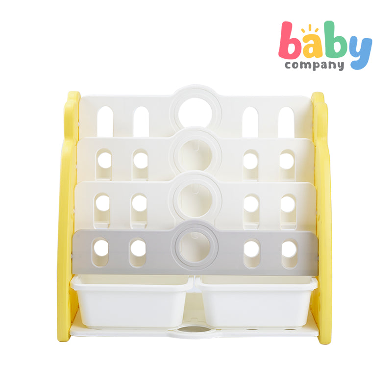 Baby Company Storage Bookshelf & Bin - Yellow