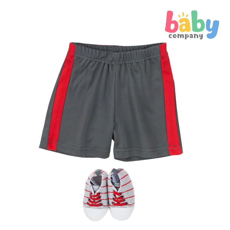 Mother's Choice Big Hit Bodysuit, Shorts and Shoes Set