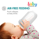 Boon 4oz/118ml Single Nursh Silicone Pouch Bottle - Gray