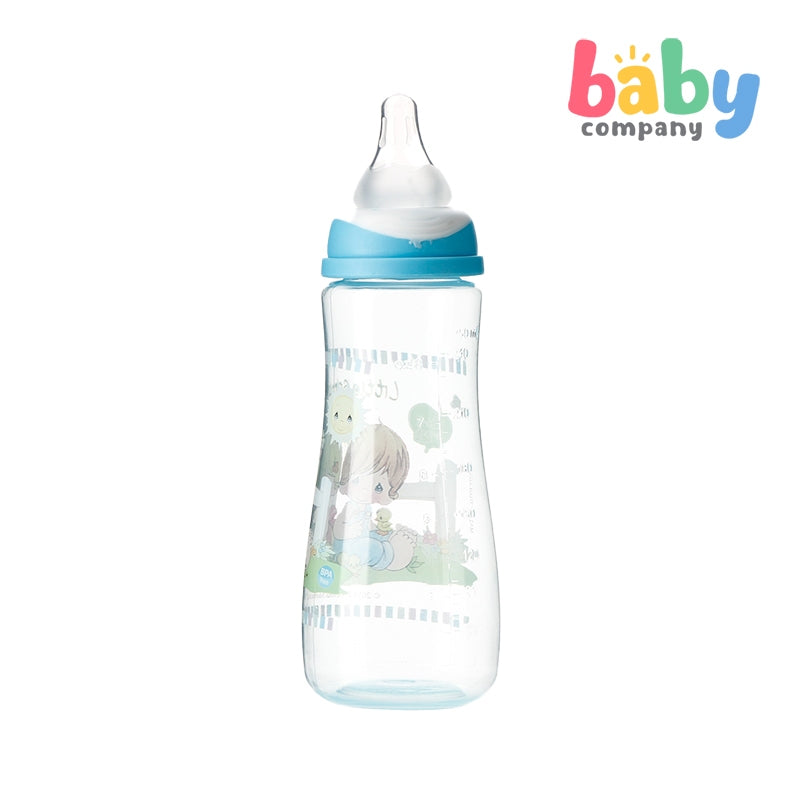 Precious Moments 8oz 2-Toned Hood With Soft Screw Cap Feeding Bottle