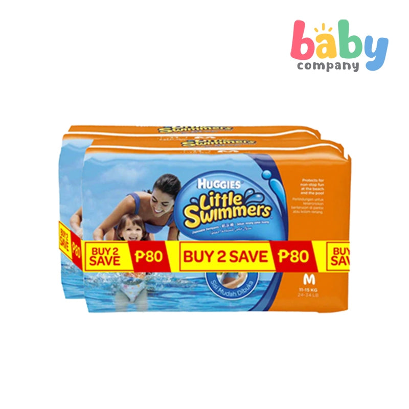 Huggies Little Swimmers Disposable Swim Diaper Pants - Medium, 11 pcs x 2 Packs