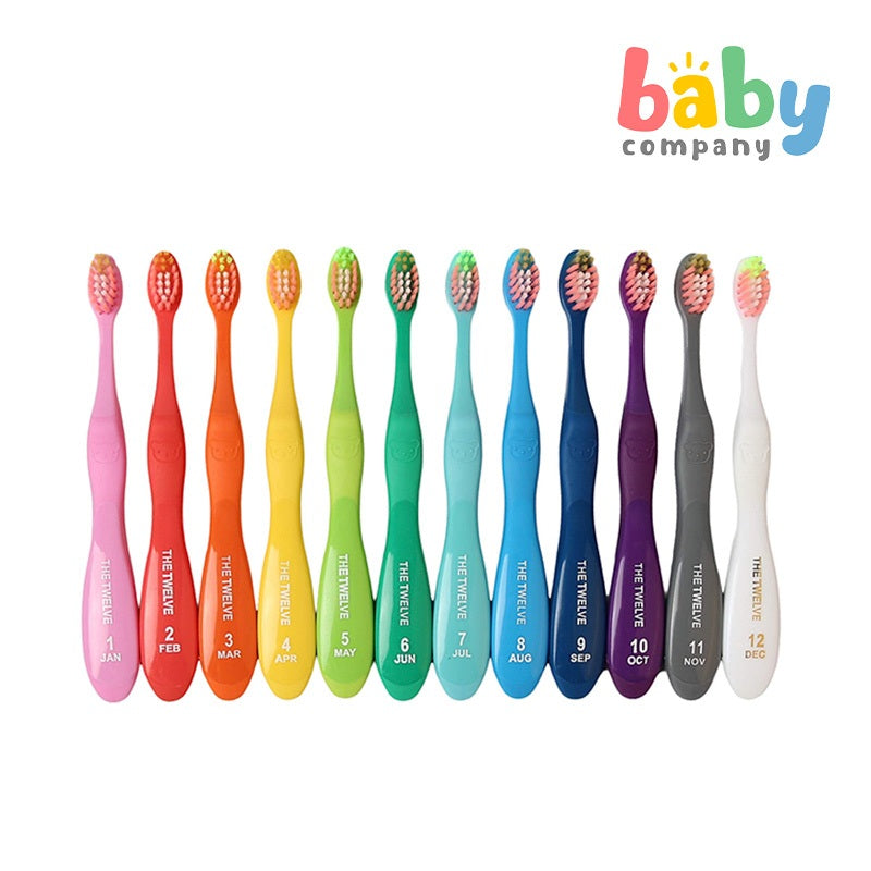 The Twelve Kids Toothbrush in Vivid Color - 12 pcs