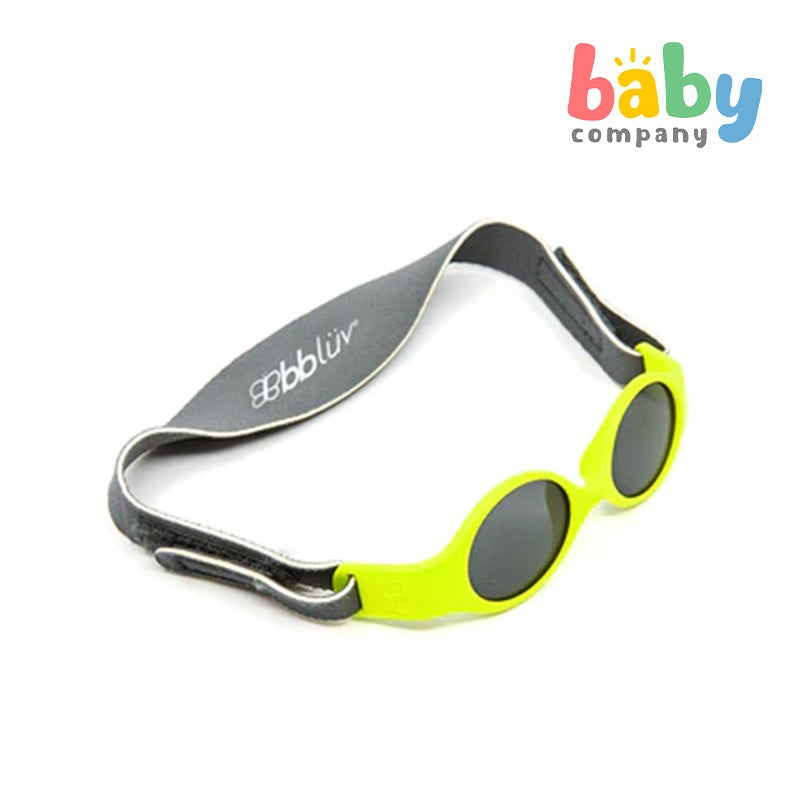 BBLUV Sölar Mini Unbreakable 2-Step Baby Sunglasses - Lime