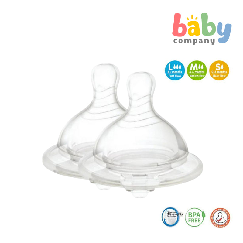 Pur Baby Comfort Feeder Nipple, Pack of 2 - Large