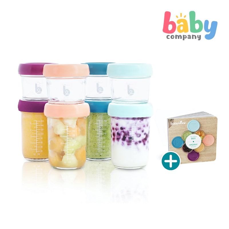 Babymoov Babybowls Hermetic Glass Storage Containers (100ml & 220ml)