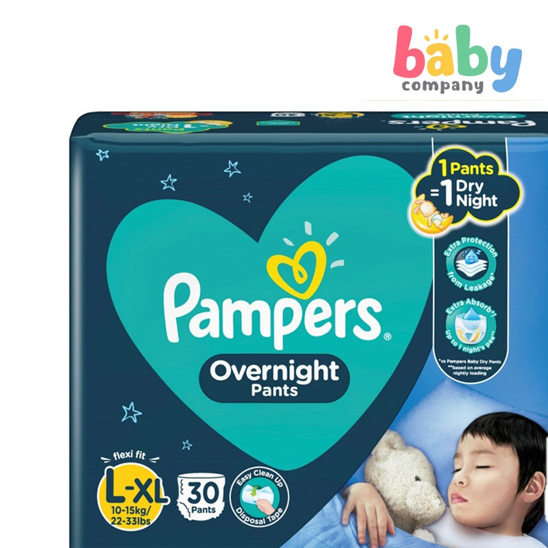 Pampers Overnight Pants Diapers Large - XL, 30 Pads