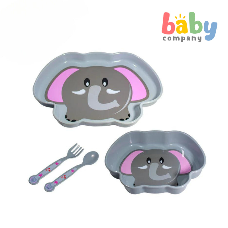 Coral Babies Cute Animals Character Feeding Set