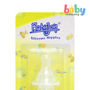 Nurture 3 pc Baby Joy Silicone Nipple In Blister Cards