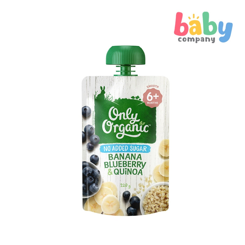 Only Organic Banana, Blueberry & Quinoa (6+ mos) 120g