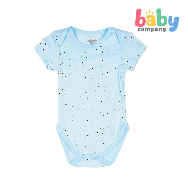 Mother's Choice 2pc Set Bodysuit - Blue Polka Ghost