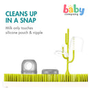 Boon 4oz/118ml Single Nursh Silicone Pouch Bottle - Gray