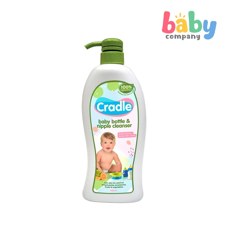 Cradle Natural Bottle & Nipple Cleanser 700mL Pump Bottle