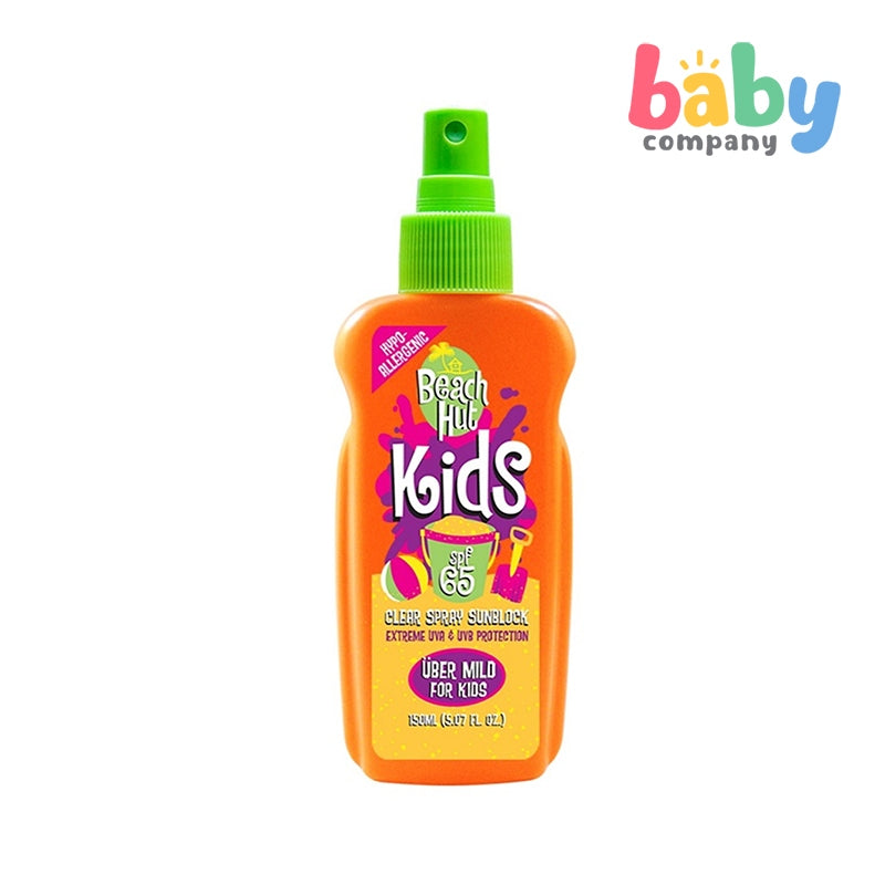 Beach Hut Kids SPF 100 Clear Spray 150ml