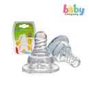 Sesame Beginnings 2-Pack Regular Bottle Nipple - Variable Flow