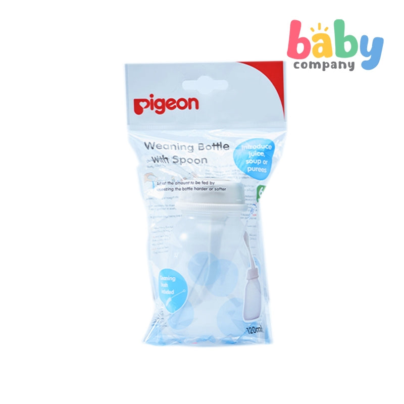 Pigeon Weaning Bottle With Spoon 120ml