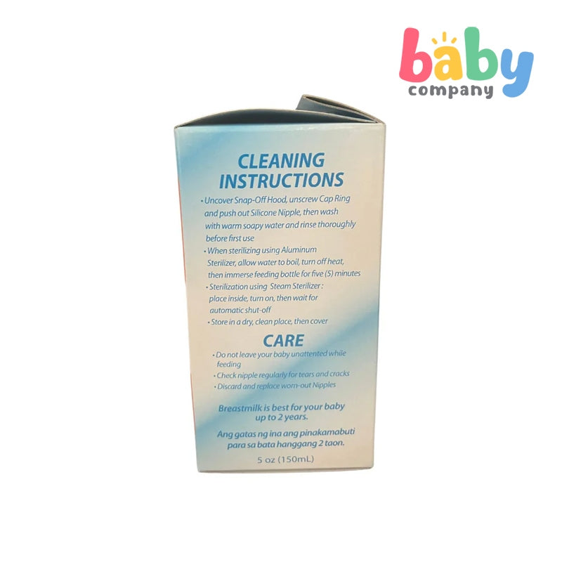 Nurture 5 oz Wide-Neck Tinted Feeding Bottle