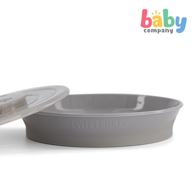 Twistshake Plate 6+m - Pastel Grey