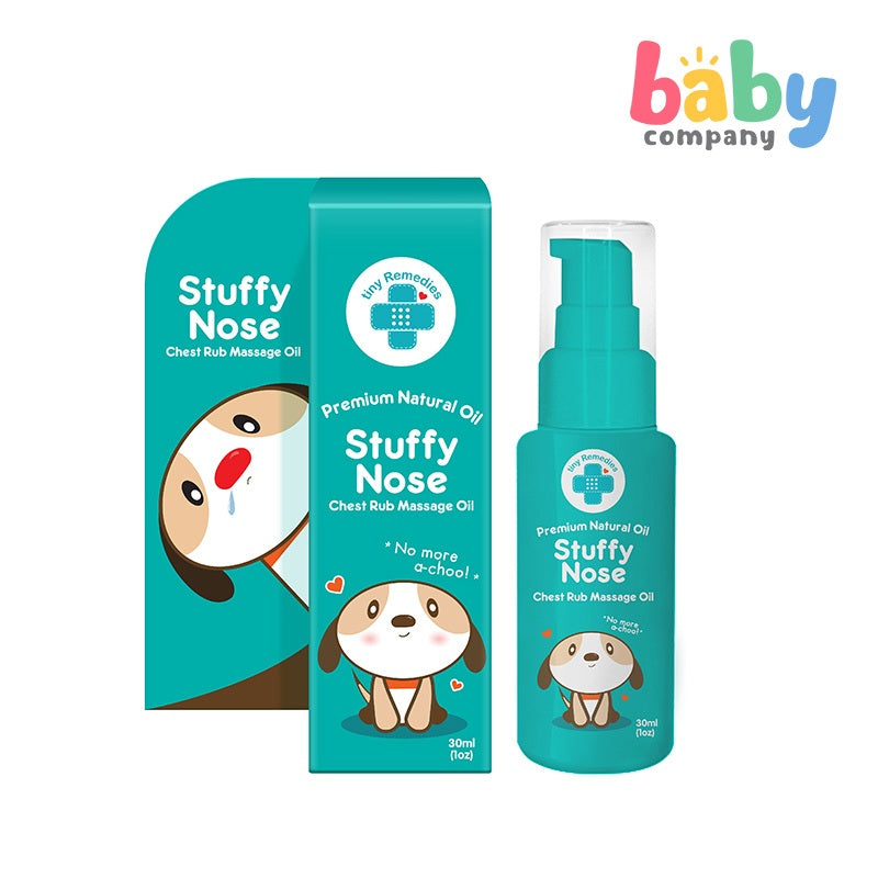 Tiny Buds Stuffy Nose Natural Chest Rub Oil 30ml